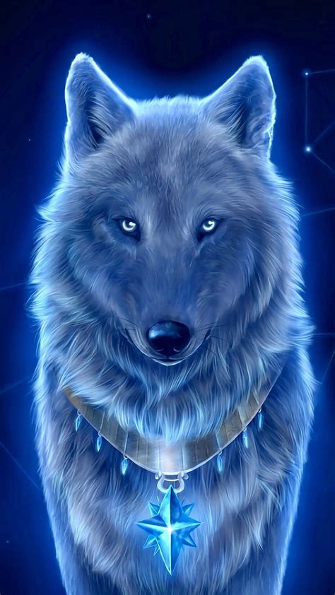 Anime Galaxy Wolf Materi Pelajaran 6 Chibi Wolf Hd Phone Wallpaper