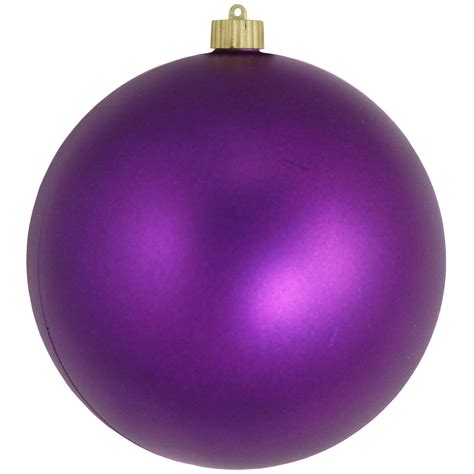 Matte Purple Shatterproof Christmas Ball Ornament 8 200mm Walmart