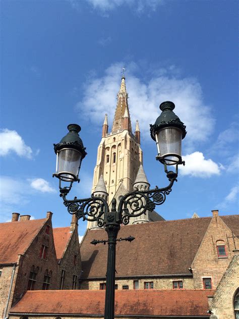 The 115.5 metres high brick tower of the church of our lady is a perfect illustration of the craftsmanship of bruges' artisans. Onze-Lieve-Vrouwekerk (Church of Our Lady) from the St ...