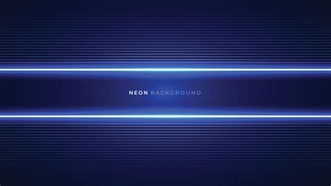 Abstract Neon Lines Background Geometry Glow Lines Shape Blue Neon