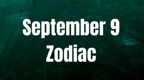 September 9 Virgo Zodiac Sign Horoscope