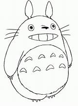 Coloring Totoro Pages Neighbor Popular sketch template