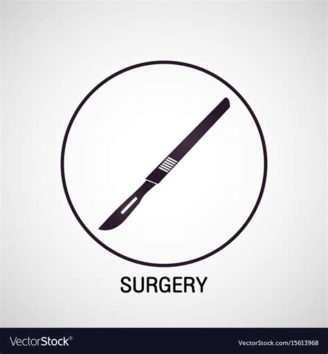 Surgery Medical Logo Icon Design Royalty Free Vector Image
