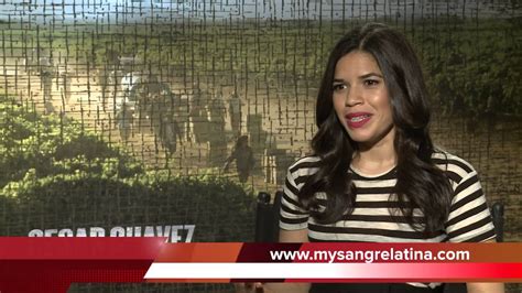 I have to admit that i did not know very much about mr. 2014 Interview America Ferrera for Cesar Chavez Movie ...