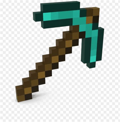 Free Download Hd Png Minecraft Png Pic Minecraft Diamond Pickaxe Png