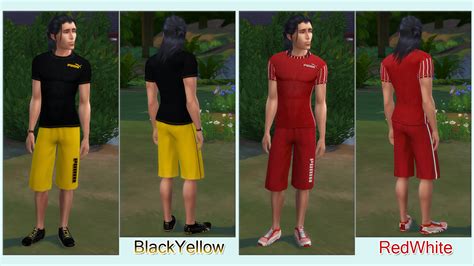 Mod The Sims Puma Pack Athletic Set