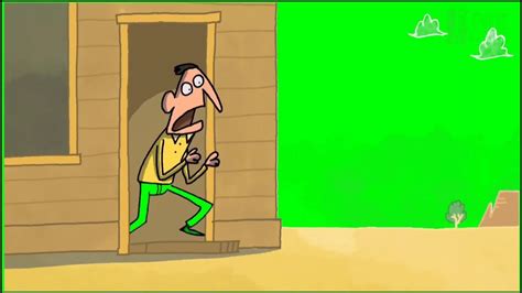 Green Screen Cartoon Animation Funny Cartoon Animation Green Screen