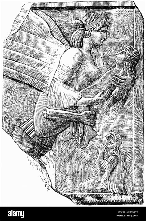 Harpies Greek Mythical Creatures Half Woman Half Bird Harpy With