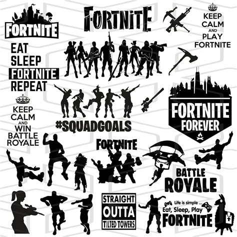Fortnite Svg Png Files Set Cricut And Silhouette Vectors My XXX Hot Girl