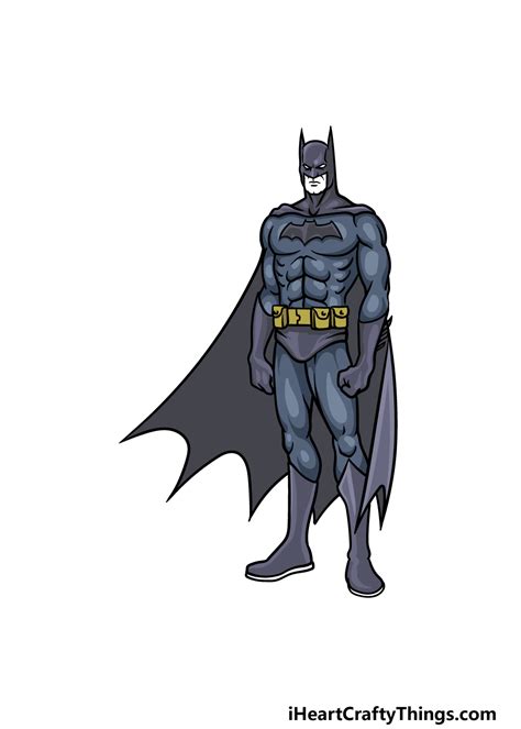 How To Draw Batman Body