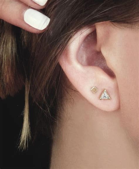 Vrai And Oro Earings Piercings Second Ear Piercing Piercing Jewelry
