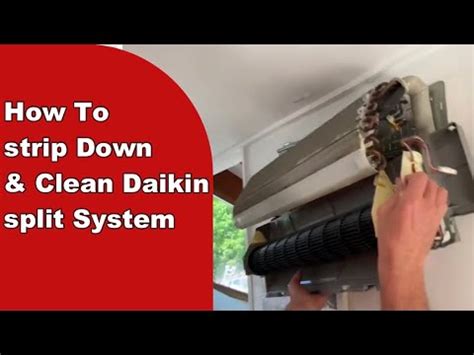 How To Strip Down Clean Your Daikin Air Conditioning Indoor Unit