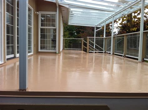 Liquid Membrane Waterproofing Completed Deck Vancouver By Total