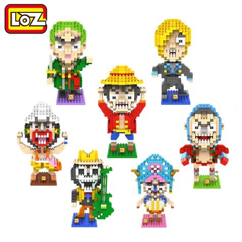 Buy Loz Anime One Piece Action Figure Toy Diy Mini