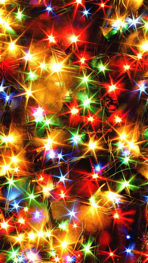 Christmas Light Iphone Wallpapers Wallpaper Cave