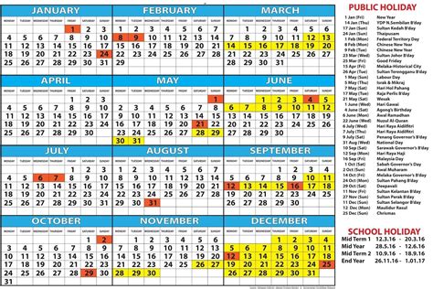 Free Printable 2024 Calendar With Holidays Malaysia Printable Online