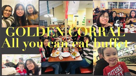 Here's a menu for a wonderful thanksgiving feast with recipes picked for their popularity and ease, from appetizers and turkey to fabulous desserts. DINNER WITH FRIENDS AT GOLDEN CORRAL - YouTube