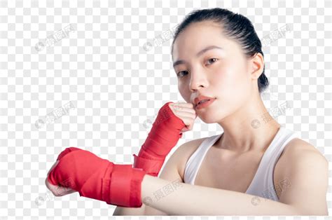 拳击运动健身女性特写元素素材下载 正版素材400658839 摄图网