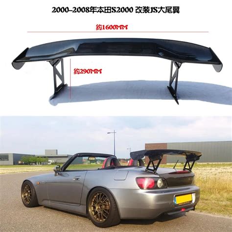 Car Accessories For Hon Da S2000 Js Racing Style Carbon Fiber Gt