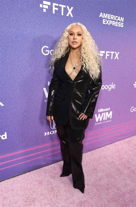 Christina Aguilera Hits Up The Billboard Women In Music 2022 With Her