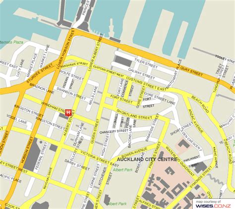 Auckland City Street Map Auckland City New Zealand Mappery
