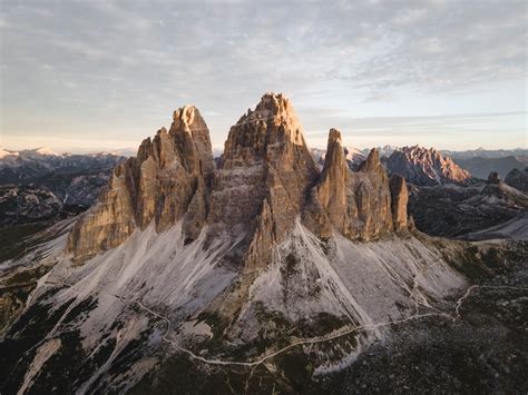 464529 Tre Cime Di Lavaredo Landscape Horizon Nature Alps Italy
