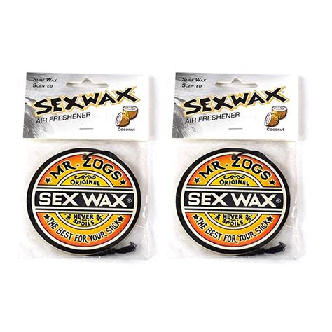 Sex Wax Surf Board Wax Style Air Freshener 3 2 Pack Coconut Scent Ebay