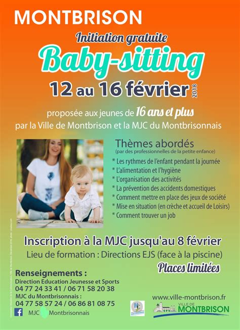 Baby Sitting Mjc Du Montbrisonnais