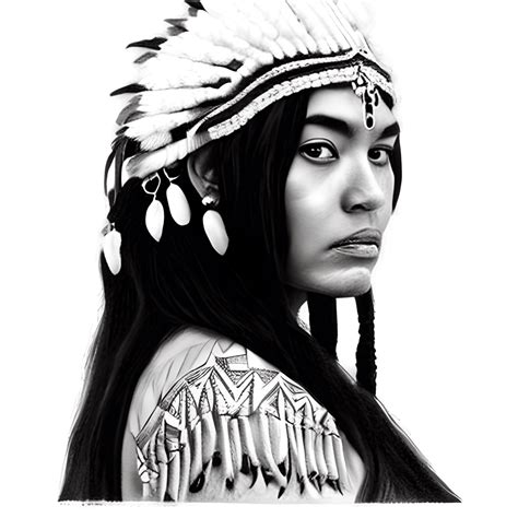 native american woman · creative fabrica