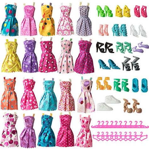 Buy Sotogo 125 Pieces Doll Clothes Set For Dolls Include 20 Pieces Clothes Party Grown Outfits