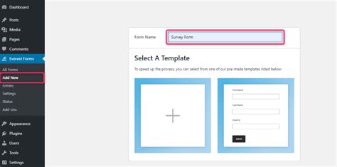 How To Create A Wordpress Survey Form Step By Step Wpeverest Blog
