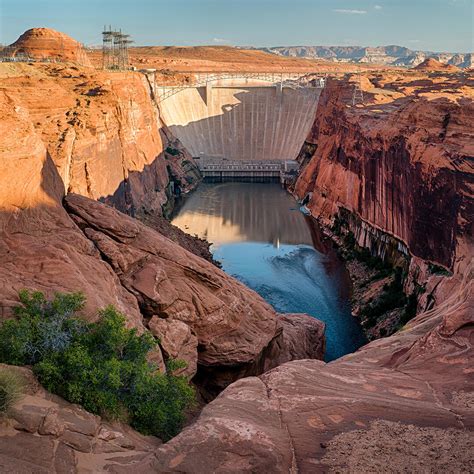 Glen Canyon Dam Overlook In Page Az