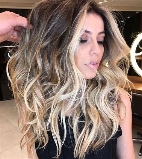 Top Image Dark Brown Hair Blonde Balayage Thptnganamst Edu Vn