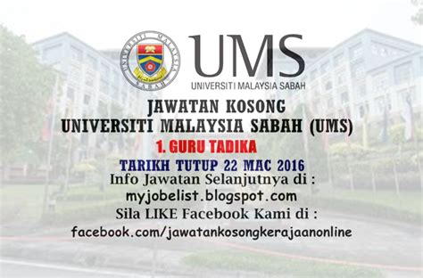 137,940 likes · 2,175 talking about this · 187,909 were here. Jawatan Kosong di Universiti Malaysia Sabah (UMS) - 22 Mac ...
