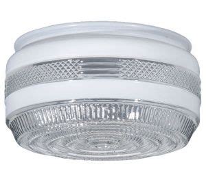 Where flush ceiling lights work best. Small Glass Drum Ceiling Light Shade. Utility Lighting ...