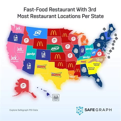 The Most Popular Fast Food Chain In Every State Infog Vrogue Co