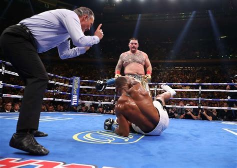 not unbeatable anthony joshua suffers first defeat in career mexican boxers boxing history