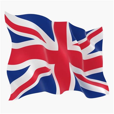 United Kingdom Flag Animation 3d Model Turbosquid 1612898