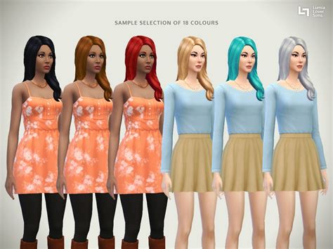 My Sims 4 Blog Lumialover Sims Ellie Hair For Females