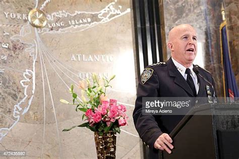 New York City Police Chief Of Department James P Oneill Lights The