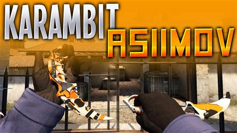 Browse all cs:go skins named asiimov. CS:GO - "Karambit Asiimov" Showcase - YouTube