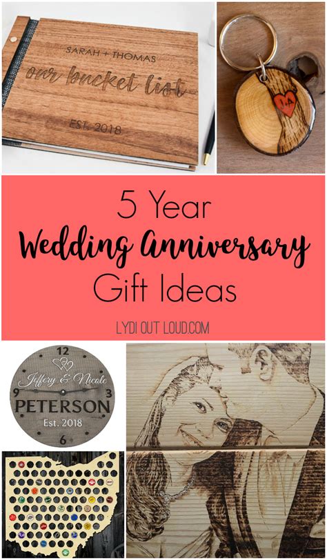 The gemstone anniversaries may still be a few years down the road, but that doesn't mean jewelry isn't a great 5 year anniversary gift idea — there's plenty of. 5 Year Anniversary Gift Ideas - Lydi Out Loud