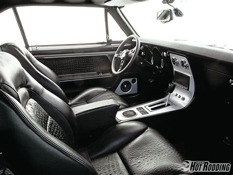 1967 Pontiac Firebird Black Leather Interior Photo 3 Pontiac Firebird
