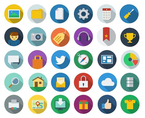 60 Absolutely Free Flat Icon Sets Behance