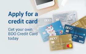 Then, enroll your bdo credit card as biller. Credit Cards | BDO Unibank, Inc.