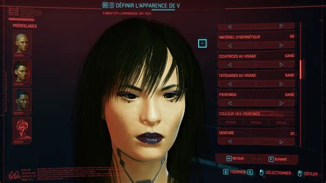 Corpo Female V Preset Starting Save Cyberpunk 2077 Mod