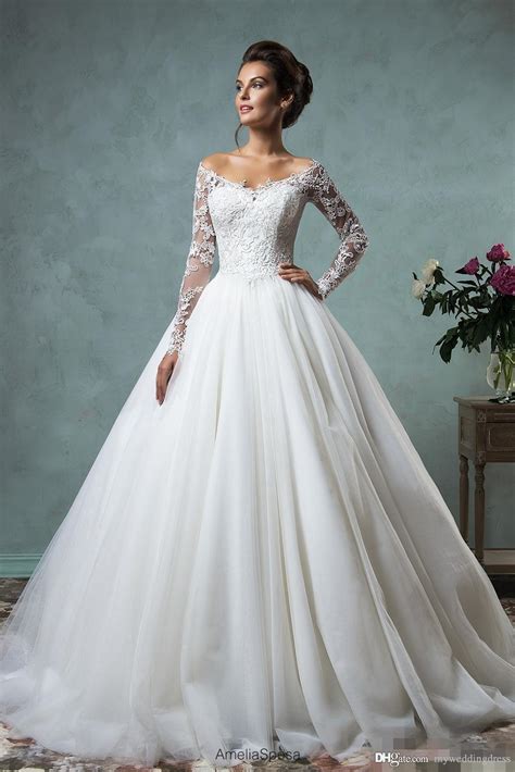 Find great deals on ebay for long sleeved wedding dress. Discount 2017 Beach Vintage Long Sleeve Wedding Dresses ...