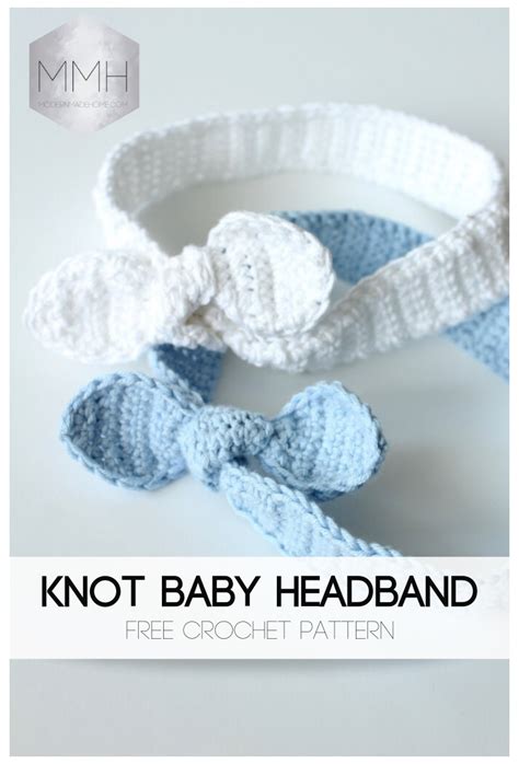 Baby Knot Headband Crochet Baby Accessories I Can Officially Say