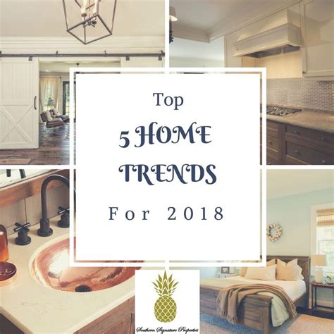 Top 5 Home Trends For 2018 With Images Home Trends Trending Home