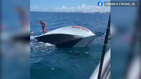 More Than A Dozen People Rescued From Sinking Boat Off Pompano Beach